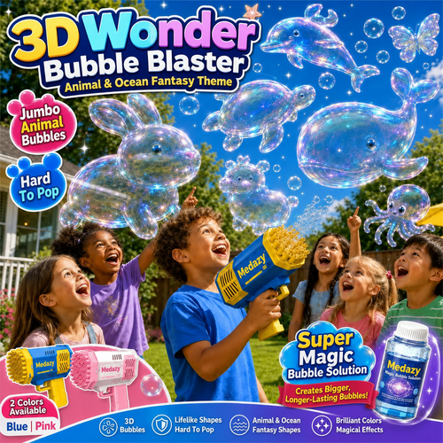 Medazy® Super 3D Wonder Bubble Concentrate —— Animal & Ocean Fantasy Theme