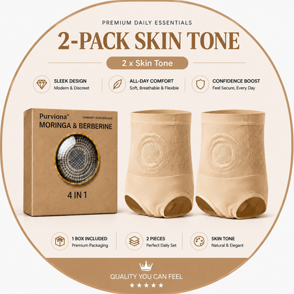 Purviona®☀️Moringa & Berberine 4‑In‑1 Micro‑Particle Sculpting & Fat‑Burn Shorts