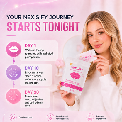 💋 Cleangearco Royal Plump Lip Tape — Buy 1 Get 1 Free Sale ✨ Hydrating Collagen Mouth Tape