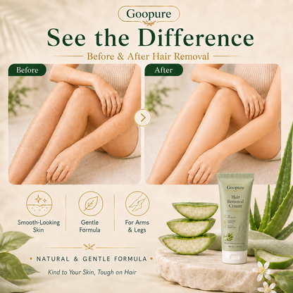 Goopure™ Natural Gentle Hair Removal Cream | For Women & Men, Sensitive Skin