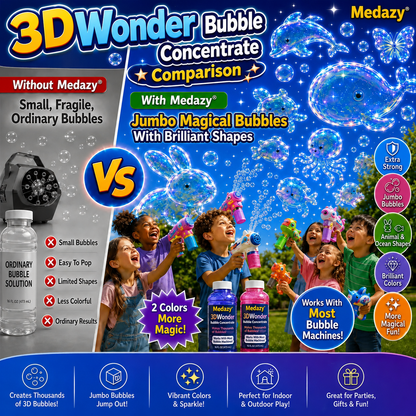 Medazy® Super 3D Wonder Bubble Concentrate —— Animal & Ocean Fantasy Theme