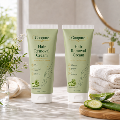 Goopure™ Natural Gentle Hair Removal Cream | For Women & Men, Sensitive Skin