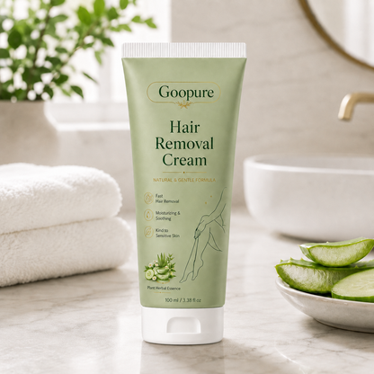 Goopure™ Natural Gentle Hair Removal Cream | For Women & Men, Sensitive Skin