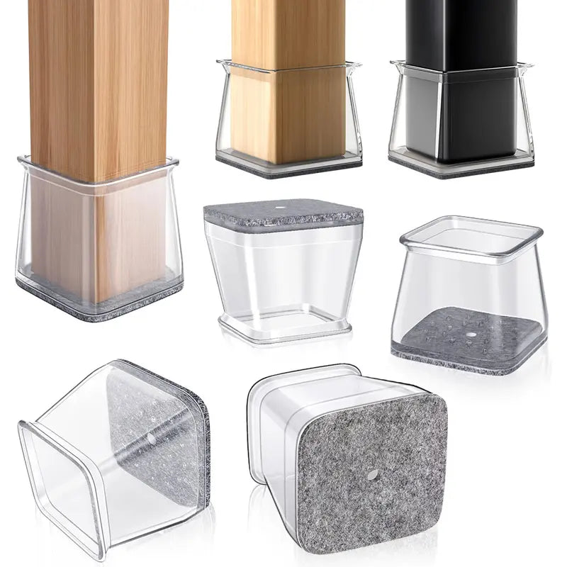 Square Chair Leg Floor Protectors