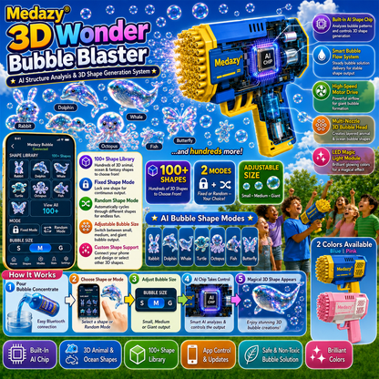 Medazy® Super 3D Wonder Bubble Concentrate —— Animal & Ocean Fantasy Theme