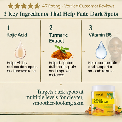 BBOJI Turmeric Kojic Acid Cleansing Pads